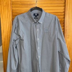 Notre Dame Cutter & Buck dress shirt